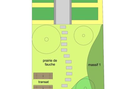 Plan masse Carvin jardin L&B